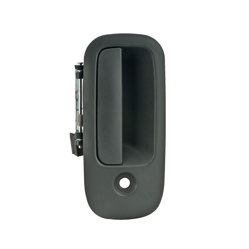 MANIJA EXTERIOR CV EXPRESS VAN  GM SAVANA 96-09  CON HOYO PARA LLAVE CORRUGADA GRIS PLASTICO HUSHAN Derecho Delantera  