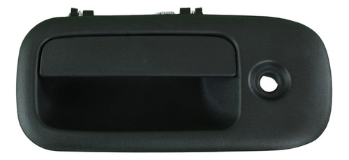MANIJA EXTERIOR CV EXPRESS VAN  GM SAVANA 96-09  CON HOYO PARA LLAVE CORRUGADA NEGRA PLASTICO HUSHAN Izquierdo Delantera  
