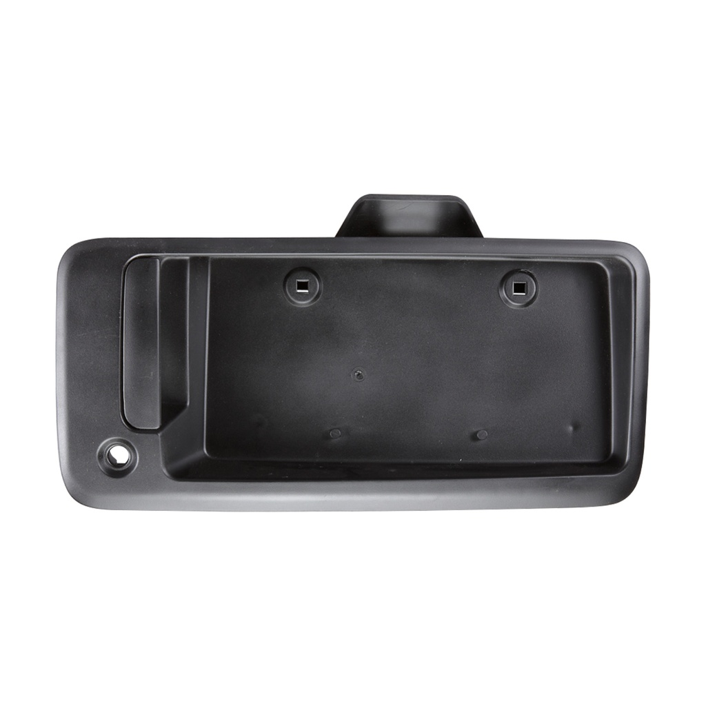 MANIJA EXTERIOR CV EXPRESS VAN 03-09  CON HOYO PARA LLAVE 5TA PUERTA CON PORTA PLACA CORRUGADA NEGRO PLASTICO HUSHAN    