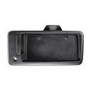 MANIJA EXTERIOR CV EXPRESS VAN 03-09  CON HOYO PARA LLAVE 5TA PUERTA CON PORTA PLACA CORRUGADA NEGRO PLASTICO HUSHAN    