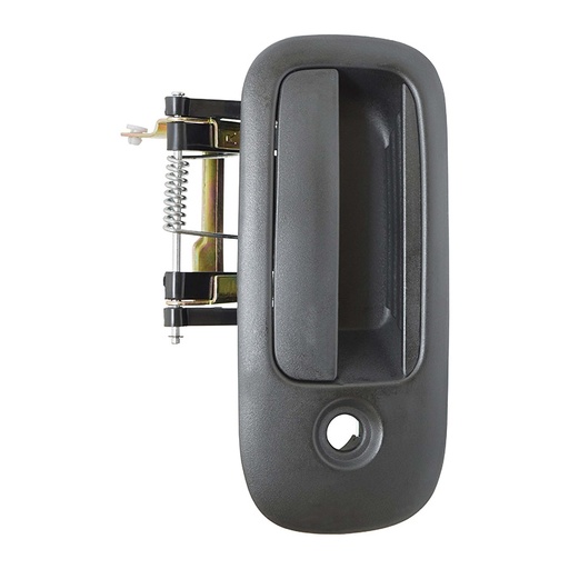 MANIJA EXTERIOR CV EXPRESS VAN  GM SAVANA 10-18  CON HOYO PARA LLAVE CORRUGADA NEGRA PLASTICO HUSHAN Derecho  Puerta corrediza 