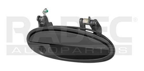 MANIJA EXTERIOR CV MALIBU 97-03  BK CENTURY/REGAL 97-05  PT GRAND PRIX 97-08  LISA PARA PINTAR NEGRA PLASTICO HUSHAN Derecho Delantera  