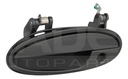 MANIJA EXTERIOR CV MALIBU 97-03  BK CENTURY/REGAL 97-05  PT GRAND PRIX 97-08  CV CORVETTE 97-05  CON HOYO PARA LLAVE LISA PARA PINTAR NEGRA PLASTICO HUSHAN Izquierdo Delantera  