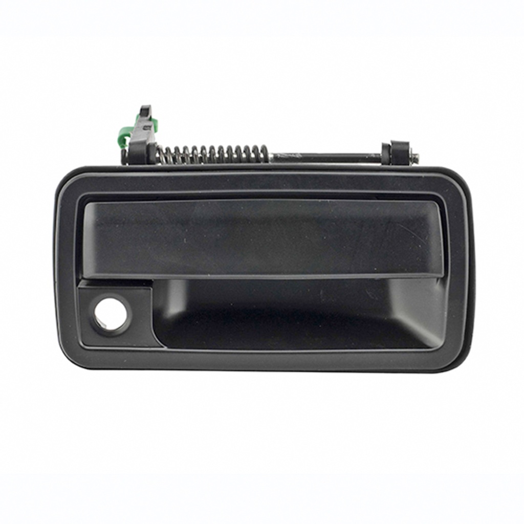 MANIJA EXTERIOR CV BLAZER (S10) 95-01  GM SONOMA/JIMMY 95-04/ENVOY 95-01  OD BRAVADA 96-01  CV S10 95-04  CON HOYO PARA LLAVE LISA PARA PINTAR NEGRA PLASTICO HUSHAN Derecho Delantera  