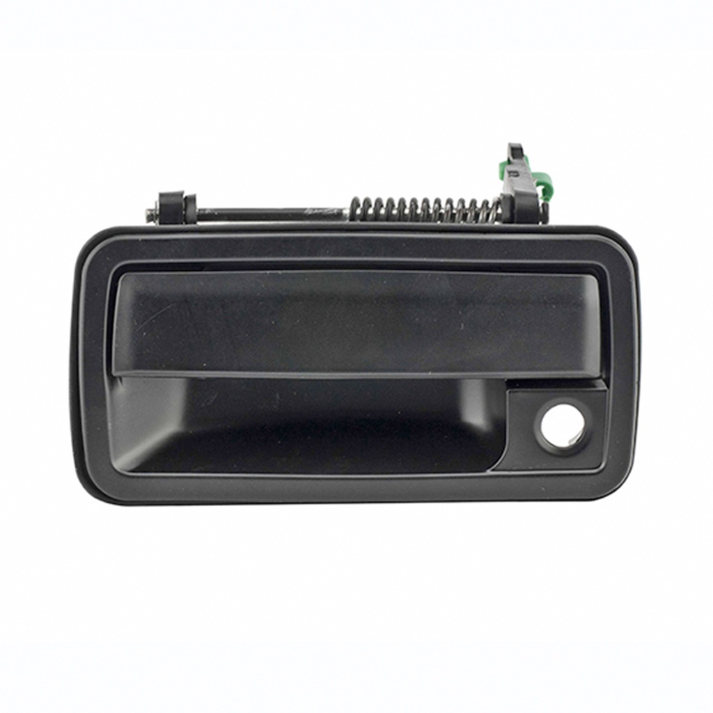 MANIJA EXTERIOR CV BLAZER (S10) 95-01  GM SONOMA/JIMMY 95-04/ENVOY 95-01  OD BRAVADA 96-01  CV S10 95-04  CON HOYO PARA LLAVE LISA PARA PINTAR NEGRA PLASTICO HUSHAN Izquierdo Delantera  