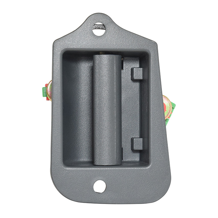 MANIJA INTERIOR CV S10 EXTENDED CAB 98-04  GM SONOMA 94-04  IZ HOMBRE 96-00  NEGRO ZINC CON PLASTICO HUSHAN Izquierdo Trasera  