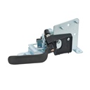 MANIJA INTERIOR CV SILVERADO EXTENDED CAB  GM SIERRA EXTENDED CAB  CV CHEYENNE EXTENDED CAB/PICK UP EXTENDED CAB 99-06  NEGRO ZINC CON PLASTICO HUSHAN Derecho Trasera  