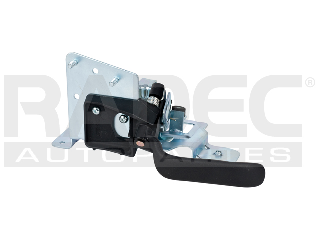 MANIJA INTERIOR CV SILVERADO EXTENDED CAB  GM SIERRA EXTENDED CAB  CV CHEYENNE EXTENDED CAB/PICK UP EXTENDED CAB 99-06  NEGRO ZINC CON PLASTICO HUSHAN Izquierdo Trasera  