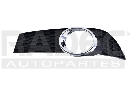 REJILLA FASCIA CV AVEO 12-17 C/HOYO P/FARO F/CROMADO DER