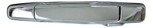 MANIJA EXTERIOR CV CHEYENNE/SILVERADO 07-13/SUBURBAN/TAHOE 07-14/AVALANCHE  GM SIERRA 07-13/YUKON  CD ESCALADE EXT/ESV 07-14  CV PICK UP 07-13  CROMADA PLASTICO HUSHAN Izquierdo Trasera