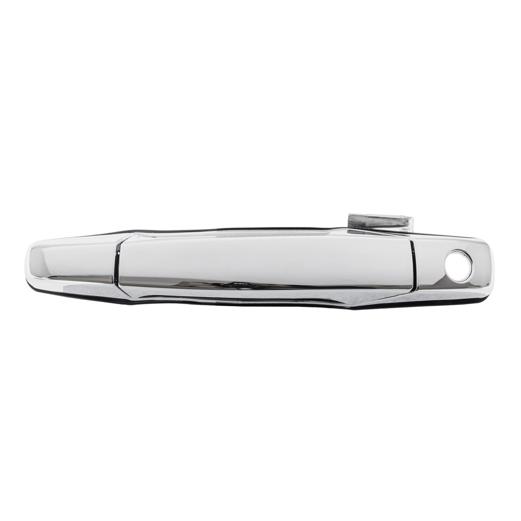 MANIJA EXTERIOR CV CHEYENNE/SILVERADO 07-13/SUBURBAN/TAHOE 07-14/AVALANCHE  GM SIERRA 07-13/YUKON  CD ESCALADE EXT/ESV 07-14  CV PICK UP 07-13  CON HOYO PARA LLAVE CROMADA PLASTICO HUSHAN Izquierdo Delantera  