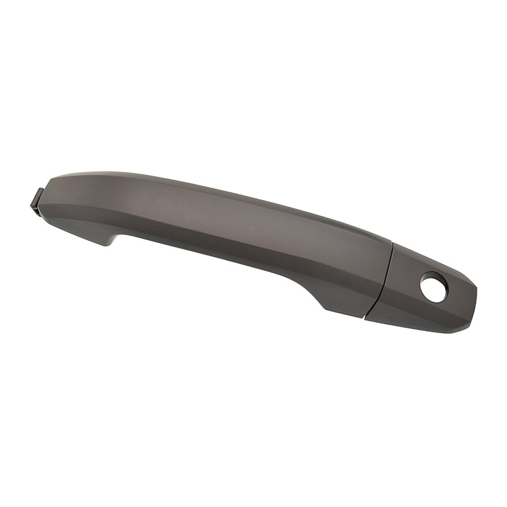 MANIJA EXTERIOR CV CHEYENNE/SILVERADO 14-18/SUBURBAN/TAHOE 15-17  GM SIERRA 14-18/YUKON 15-17  CV PICK UP 14-18  CON HOYO PARA LLAVE LISA PARA PINTAR NEGRA PLASTICO HUSHAN Izquierdo Delantera  