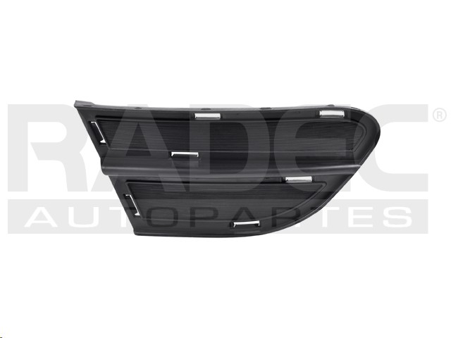 REJILLA FASCIA DELANTERA CV AVEO 18-23 LINEA NUEVA S/HOYO P/FARO S/MOLDURA LS L4 4 CILINDROS 1.5L 4 PUERTAS DER