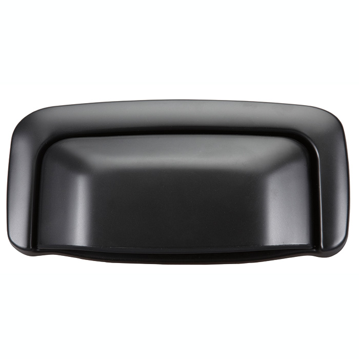 MANIJA EXTERIOR CV SUBURBAN/TAHOE  GM YUKON 00-06  PUERTA LATERAL / ABATIBLE - 5TA PUERTA / DOBLE LISA NEGRA PLASTICO HUSHAN    