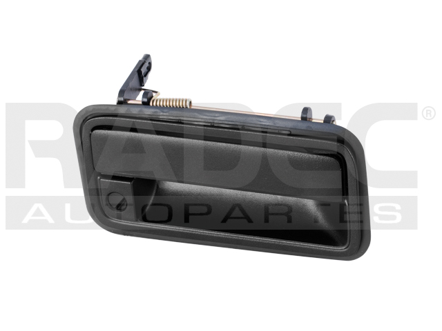 MANIJA EXTERIOR CV SUBURBAN/BLAZER (C10)/TAHOE  GM YUKON 95-99  CON HOYO PARA LLAVE 5TA PUERTA PUERTA DOBLE CORRUGADA NEGRO ZINC HUSHAN    