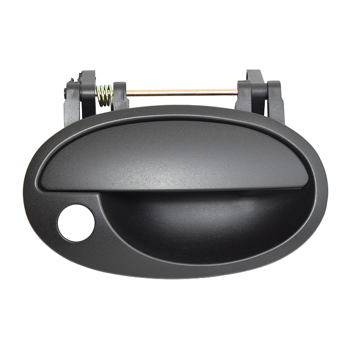 MANIJA EXTERIOR CV TORNADO 04-11/CORSA 00-08/MERIVA 04-08  CON HOYO PARA LLAVE CORRUGADA NEGRA PLASTICO HUSHAN Derecho Delantera  