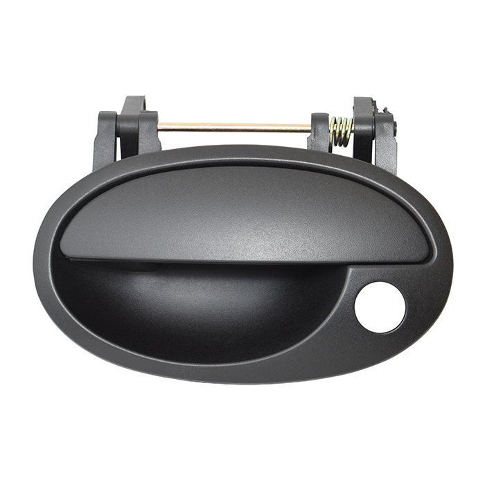 MANIJA EXTERIOR CV TORNADO 04-11/CORSA 00-08/MERIVA 04-08  CON HOYO PARA LLAVE CORRUGADA NEGRA PLASTICO HUSHAN Izquierdo Delantera  