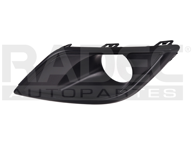 REJILLA FASCIA DELANTERA CV AVEO 18-23 LINEA NUEVA C/HOYO P/FARO LT/LTZ L4 4 CILINDROS 1.5L 4 PUERTAS DER
