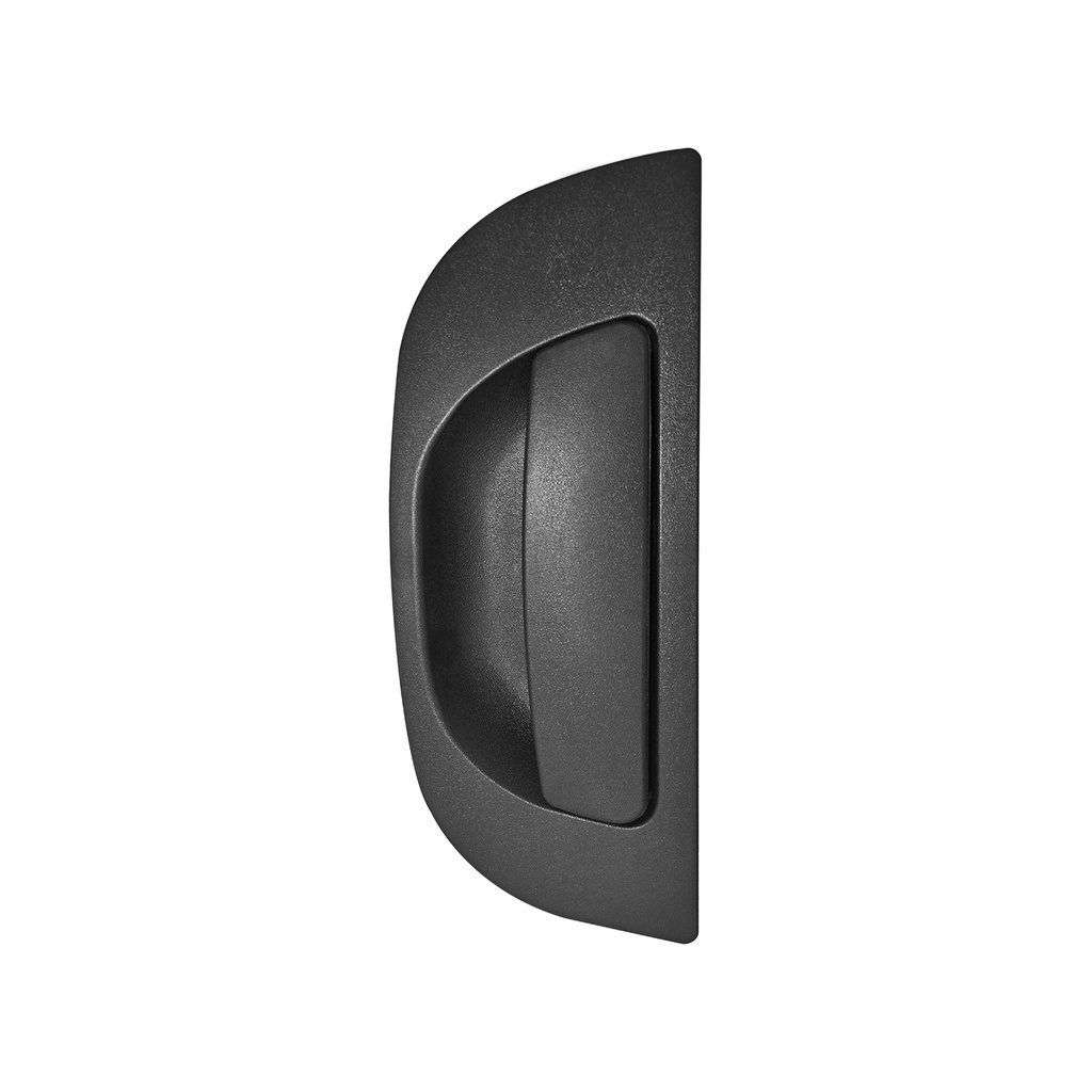 MANIJA EXTERIOR AR 147 HATCHBACK 00-10  CORRUGADA NEGRA PLASTICO HUSHAN Derecho Trasera  