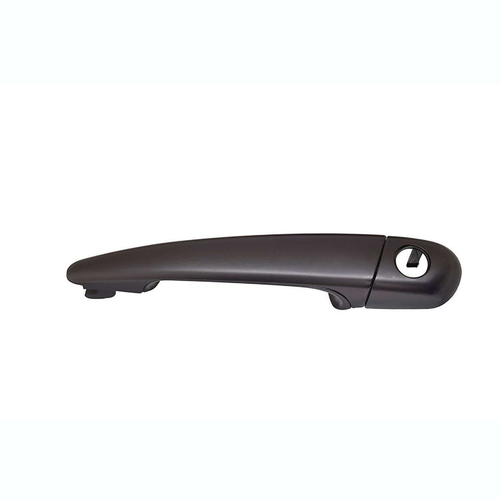 MANIJA EXTERIOR BW SERIE 3 01-06  CON HOYO PARA LLAVE LISA PARA PINTAR NEGRA PLASTICO HUSHAN Izquierdo Delantera  