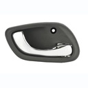 MANIJA INTERIOR SZ GRAND VITARA 99-05  CV TRACKER 99-08  SZ XL7 02-06  GRIS/CROMO PLASTICO HUSHAN Derecho Delantera/Trasera  
