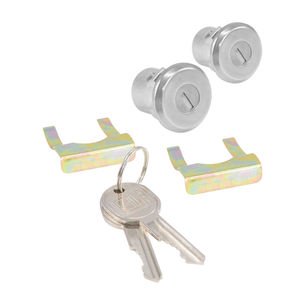 CILINDRO PARA PUERTA BK RIVIERA 86-87  CV ASTRO 85-94/BLAZER (S10) 82-94/CAMARO 82-91/CHEYENNE 65-91/EL CAMINO 1983/S10 82-94/SILVERADO 65-91/SUBURBAN 73-91  PT FIREBIRD 82-91  LLAVE OVALADA JUEGO METAL CROMADO MANIJAUTO Derecho/Izquierdo   