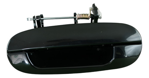 MANIJA EXTERIOR CHEVROLET TRAIL BLAZER  GM ENVOY  OD BRAVADA  BK RAINIER 02-09  IZ ASCENDER 03-08  1 TORNILLO LISA PARA PINTAR NEGRA PLASTICO HUSHAN Izquierdo Trasera