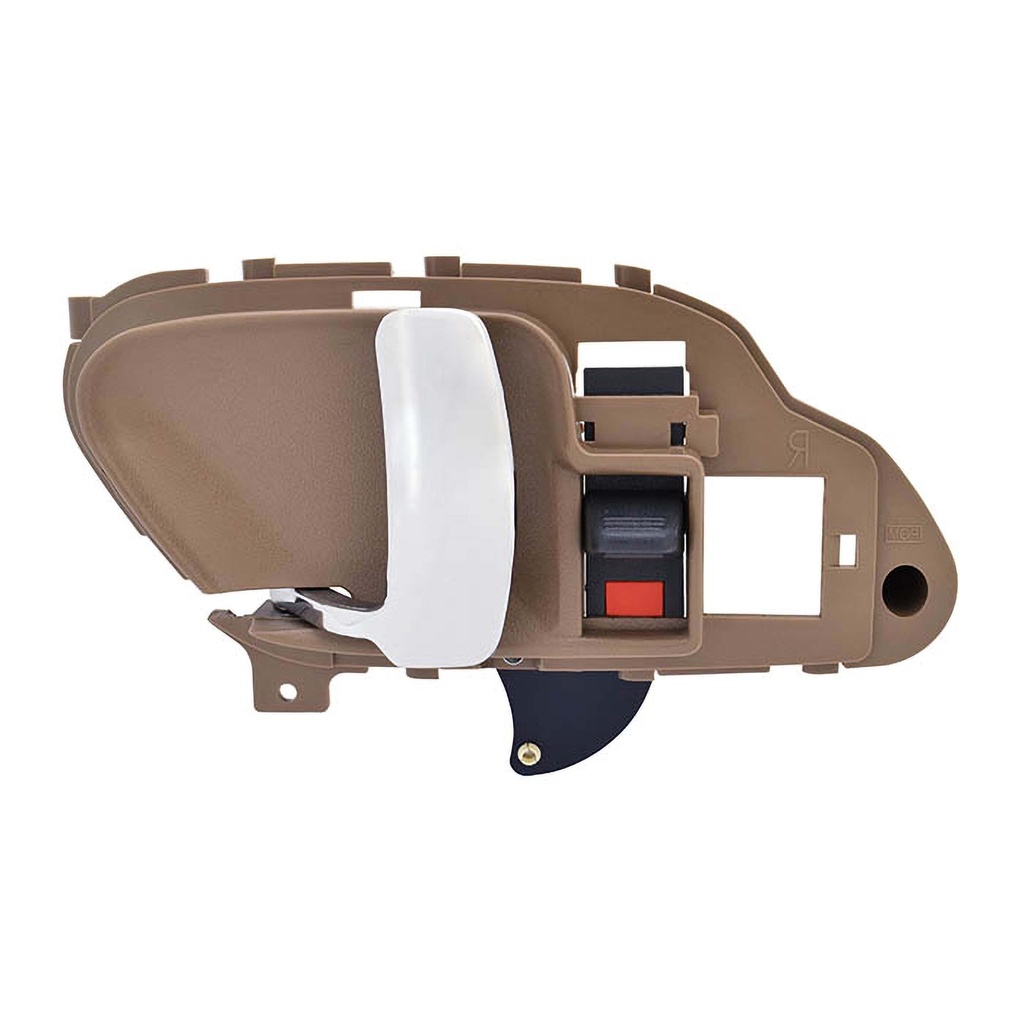 MANIJA INTERIOR CV CHEYENNE/CUSTOM 95-98/SUBURBAN 95-99/SILVERADO 95-98/TAHOE 95-99  GM SIERRA/YUKON 95-98  CD ESCALADE ESV 95-00  CV PICK UP 95-98  CAFE/CROMADO ZINC CON PLASTICO HUSHAN Izquierdo Delantera/Trasera  