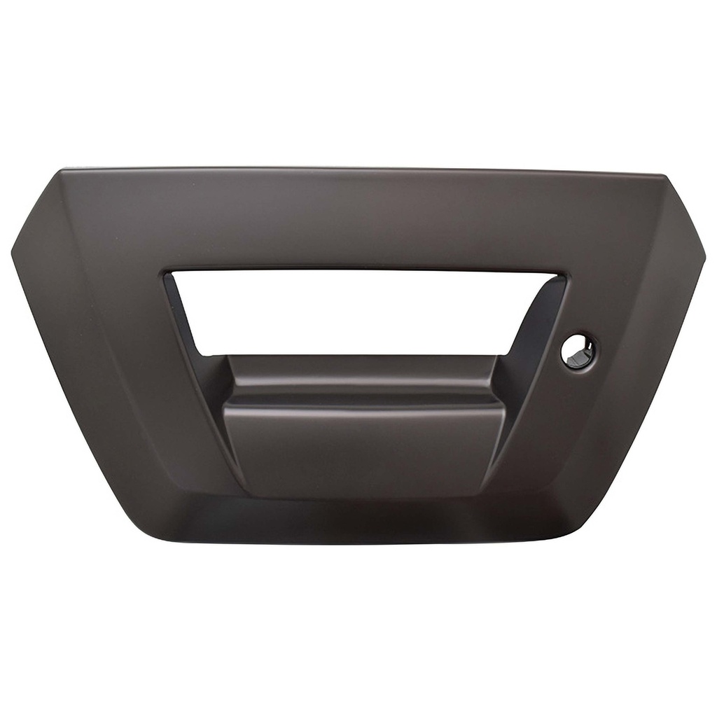 MANIJA DE TAPA CD ESCALADE EXT 02-06  CON HOYO PARA LLAVE SOLO BISEL CORRUGADA NEGRO PLASTICO HUSHAN    