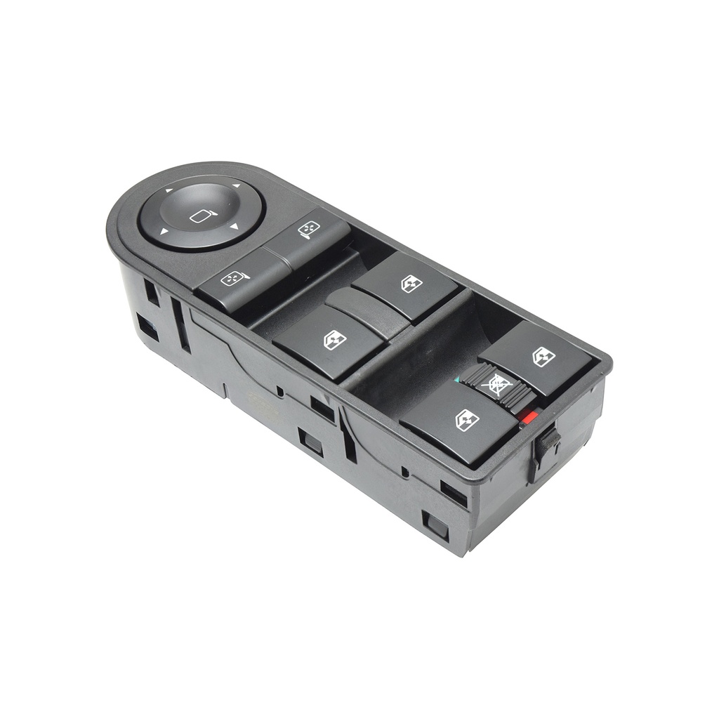 CONTROL ELECTRICO CV ASTRA 06-08  DE ELEVADOR 18 PINS 7 TECLAS NEGRO 12VCC MANIJAUTO    