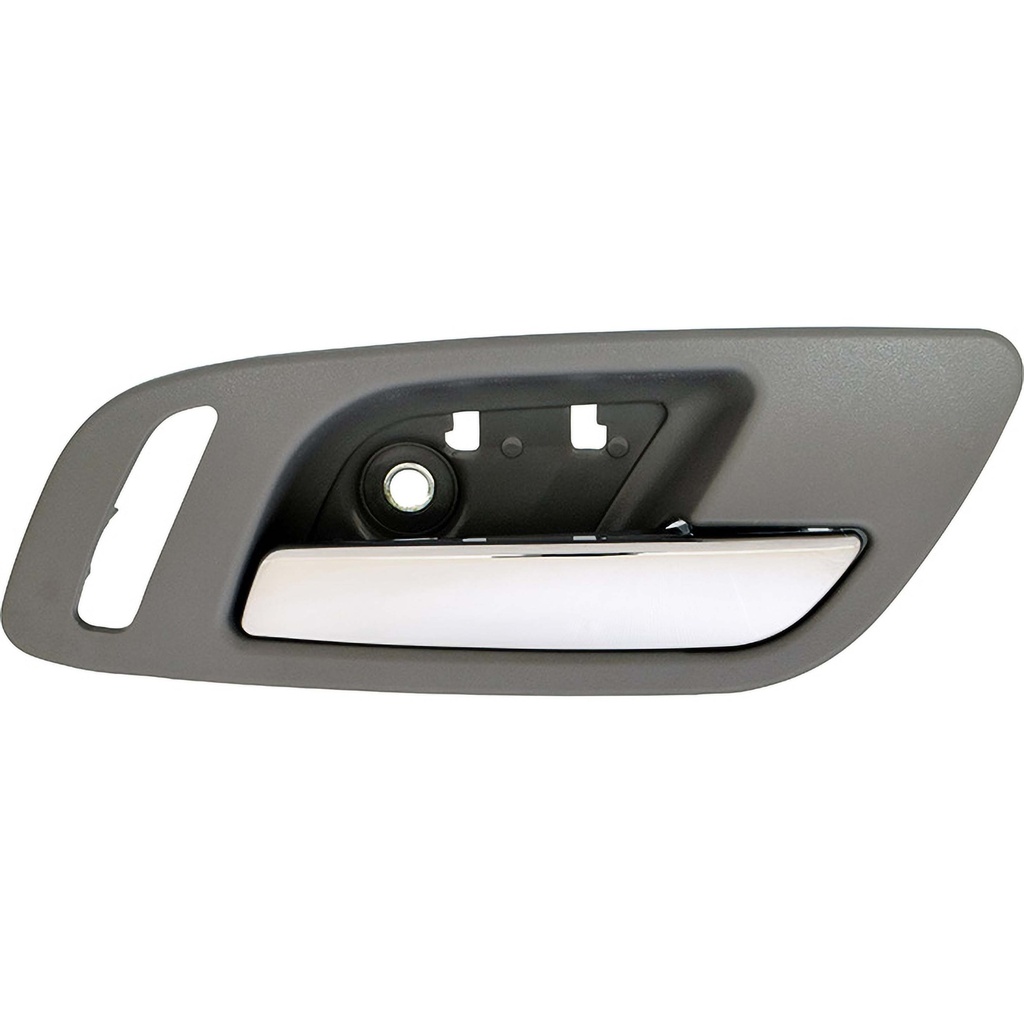 MANIJA INTERIOR CV AVALANCHE 07-13/SUBURBAN/TAHOE  GM YUKON 07-14  CON HOYO PARA SEGURO GRIS/CROMO PLASTICO HUSHAN Derecho Delantera  
