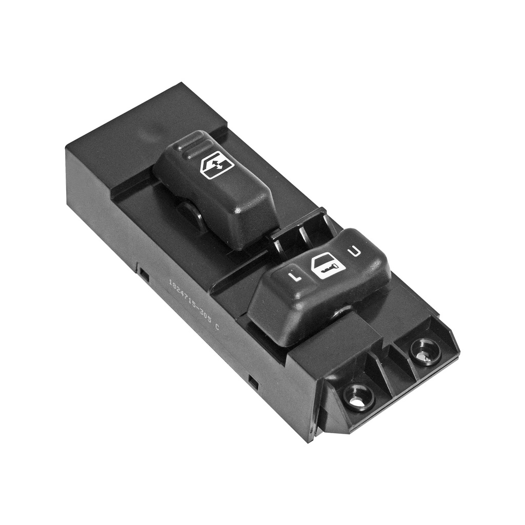 CONTROL ELECTRICO CV CHEYENNE/SILVERADO/PICK UP  GM SIERRA 99-02  DE ELEVADOR 12 PINS 2 TECLAS NEGRO 12VCC CUB Derecho Delantera  