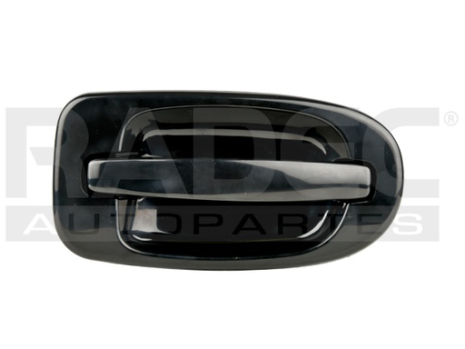 MANIJA EXTERIOR CV VENTURE 97-05/UPLANDER 05-09  OD SILHOUETTE 97-05  PT MONTANA 99-09/TRANS SPORT 97-05  BK TERRAZA 05-08  SN RELAY 05-07  SIN HOYO PARA LLAVE LISA PARA PINTAR NEGRA PLASTICO HUSHAN Derecho  Puerta corrediza 