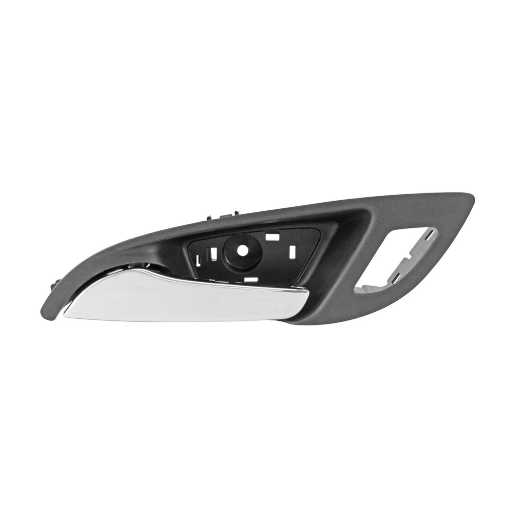 MANIJA INTERIOR CV EQUINOX 18-21  CON HOYO PARA SEGURO CROMADA/NEGRA PLASTICO Izquierdo Delantera  