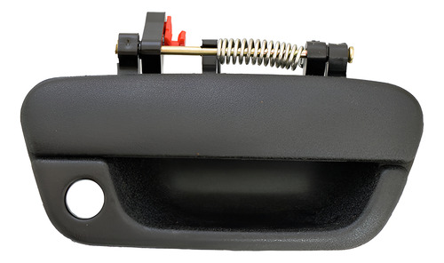 MANIJA EXTERIOR CV SPARK 11-17/BEAT HATCHBACK/SEDAN 17-20  C/HOYO PARA LLAVE NEGRA PLASTICO HUSHAN Izquierdo Delantera