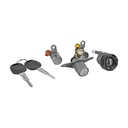 SET DE CILINDROS CV MATIZ  PT MATIZ G2 06-12  CON LLAVE PUERTA/CAJUELA/ENCENDIDO METAL CROMO 12VCC MANIJAUTO    