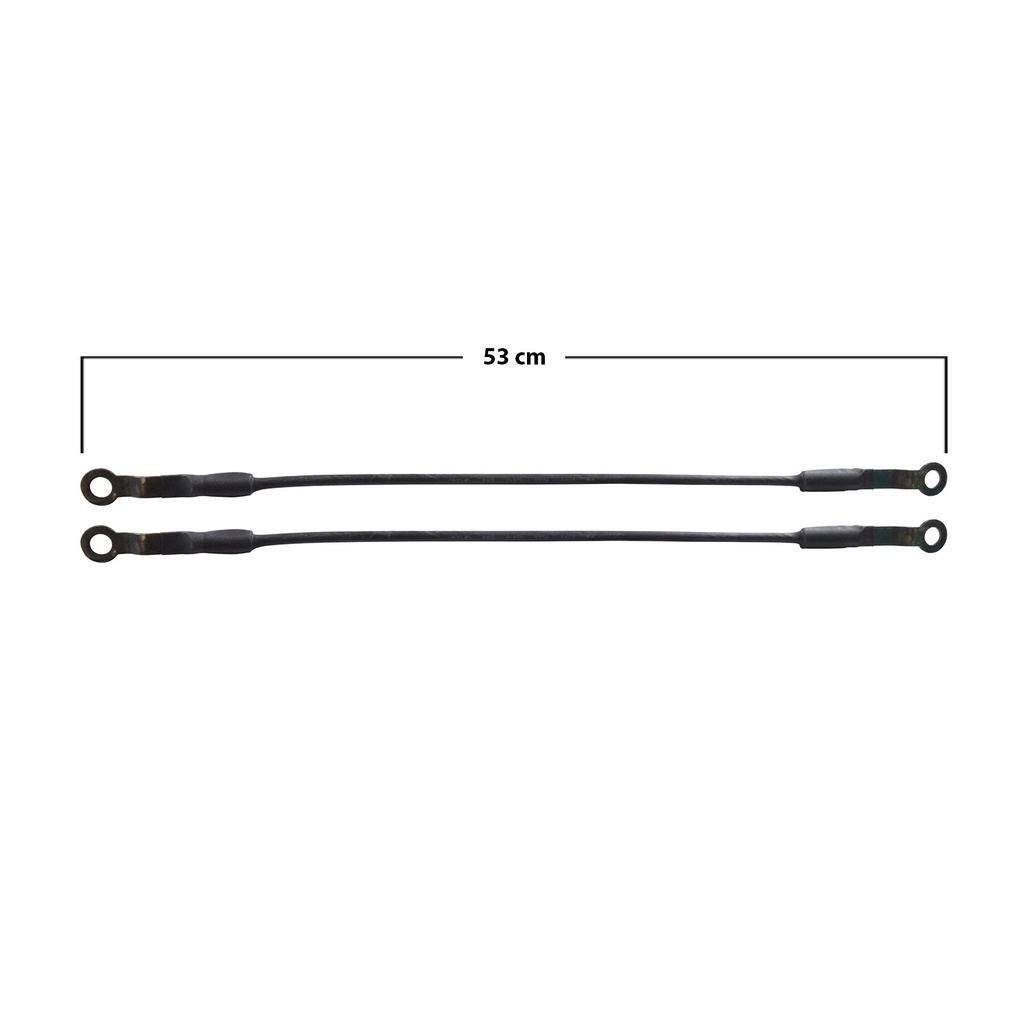 CABLES DE TAPA CV SSR 03-06  JUEGO 53 CM HUSHAN    