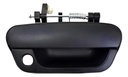 MANIJA EXTERIOR CV SPARK 11-17/BEAT HATCHBACK/SEDAN 17-20  CON HOYO PARA LLAVE LISA PARA PINTAR NEGRA PLASTICO HUSHAN Derecho Delantera  