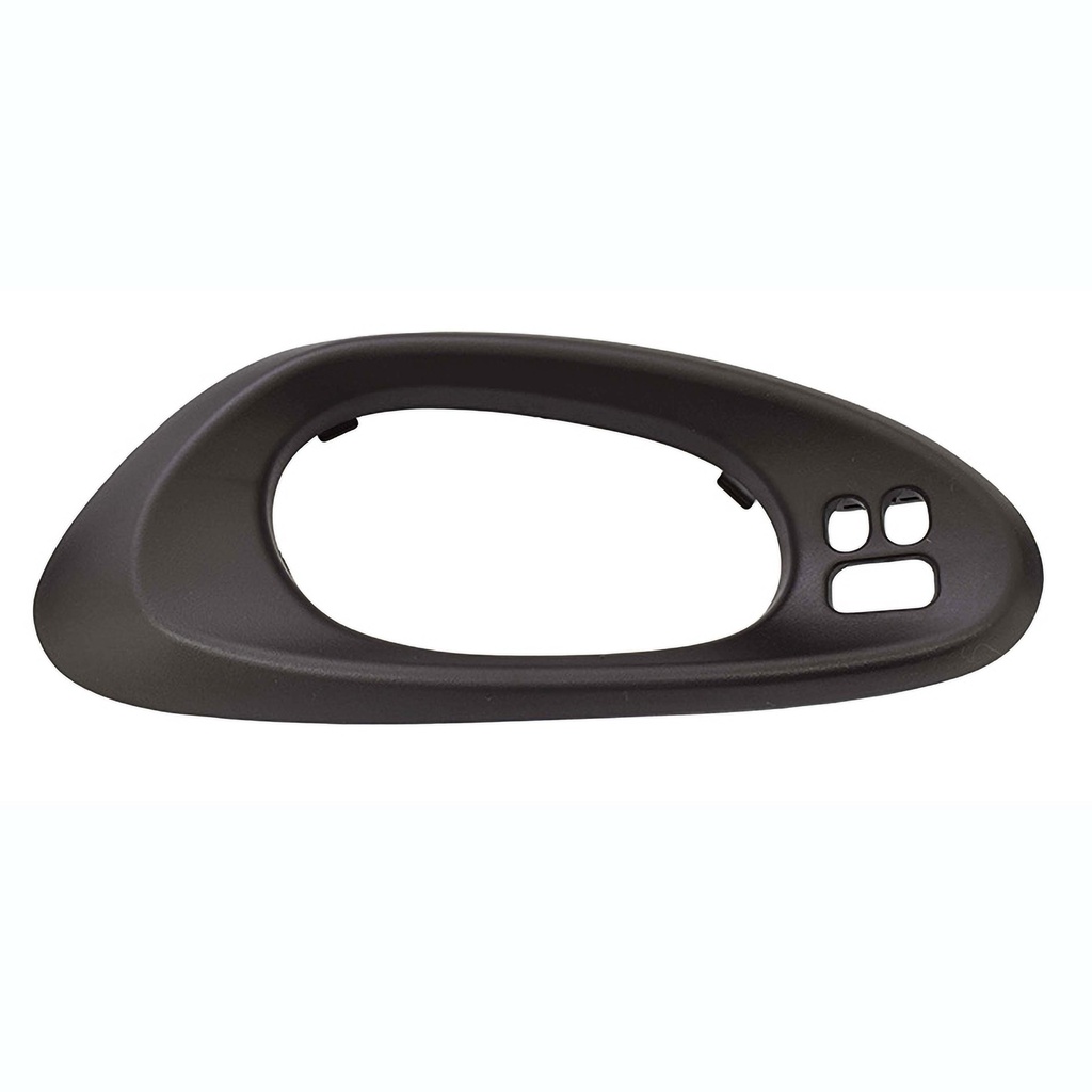 MANIJA INTERIOR CV TRAIL BLAZER 02-09  CON HOYO PARA MEMORIAS SOLO BISEL NEGRO PLASTICO HUSHAN Izquierdo Delantera  