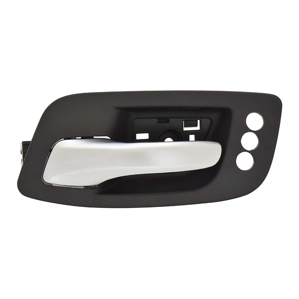 MANIJA INTERIOR CR 300C 11-16  CON HOYO PARA MEMORIAS NEGRO/PLATA PLASTICO HUSHAN Izquierdo Delantera  