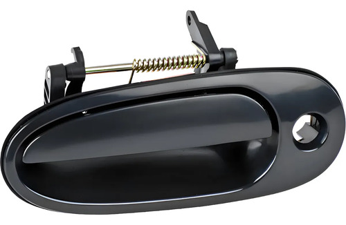 MANIJA EXTERIOR PT GRAND AM 99-05  OD ALERO 99-04  CON HOYO PARA LLAVE NEGRA PLASTICO HUSHAN Izquierdo Delantera  