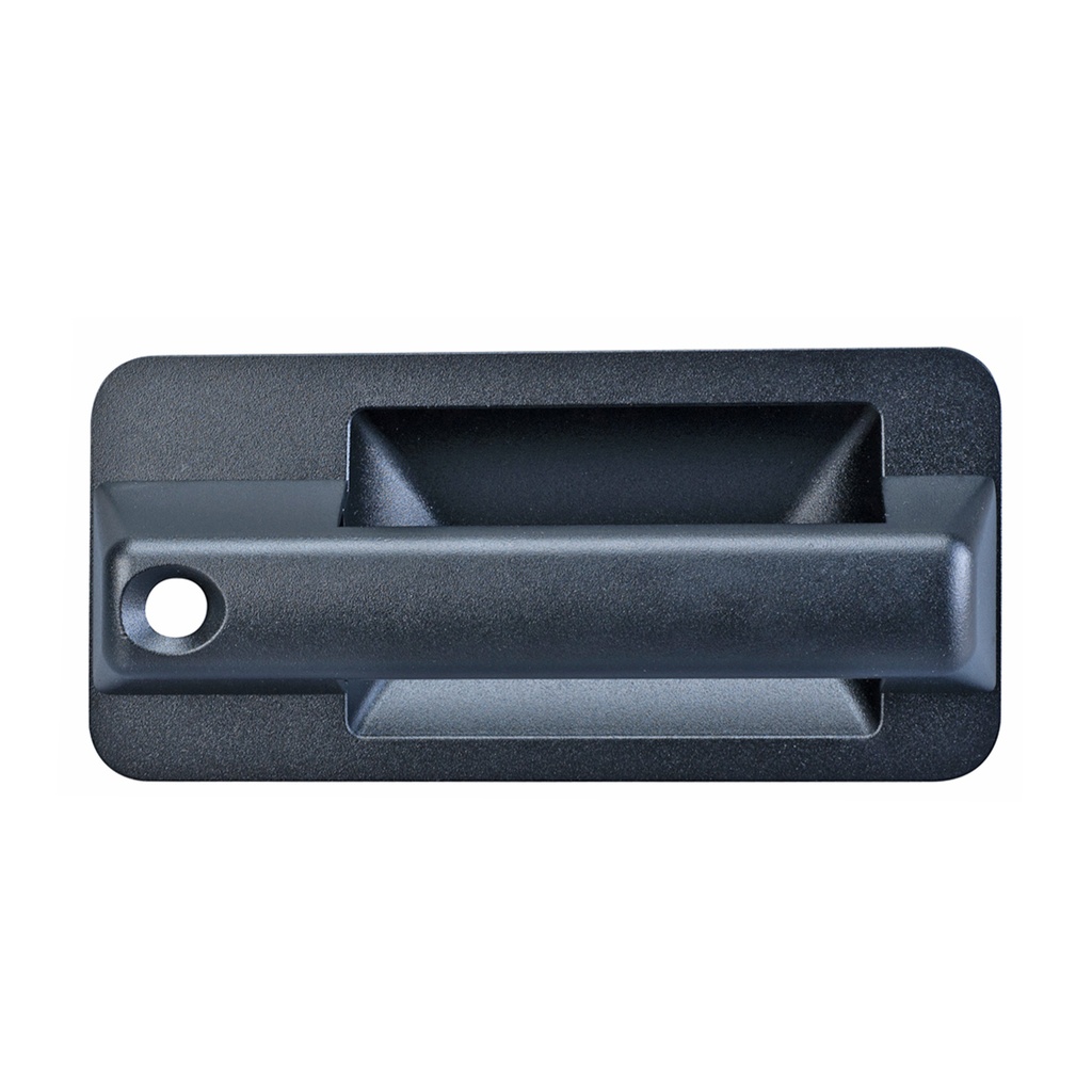 MANIJA EXTERIOR CV KODIAK 92-08/HEAVY DUTY C3500 95-03  CON HOYO PARA LLAVE CORRUGADA ZINC HUSHAN Derecho Delantera  