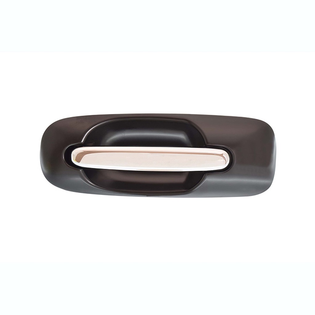 MANIJA EXTERIOR CR VOYAGER/TOWN & COUNTRY  DG CARAVAN 01-07  SIN HOYO PARA LLAVE LISA PARA PINTAR NEGRA/CROMO PLASTICO HUSHAN Izquierdo  Puerta corrediza 