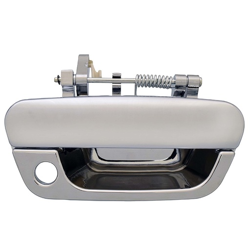 MANIJA EXTERIOR CV SPARK 11-17/BEAT HATCHBACK/SEDAN 17-20  CON HOYO PARA LLAVE CROMADA PLASTICO HUSHAN Derecho Delantera  