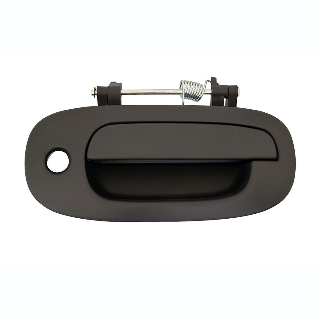 MANIJA EXTERIOR DG DAKOTA 97-99  CON HOYO PARA LLAVE LISA PARA PINTAR NEGRA PLASTICO HUSHAN Derecho Delantera  