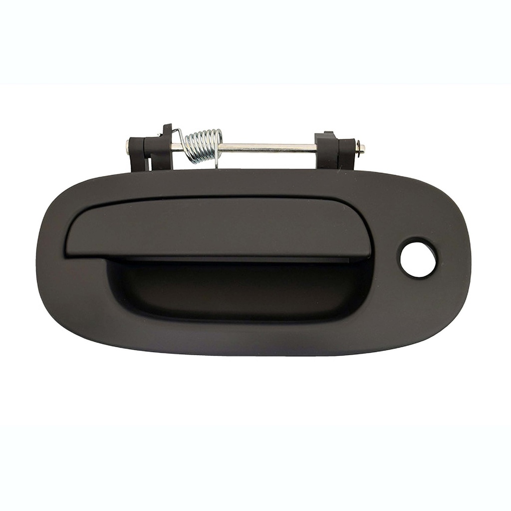 MANIJA EXTERIOR DG DAKOTA 97-99  CON HOYO PARA LLAVE LISA PARA PINTAR NEGRA PLASTICO HUSHAN Izquierdo Delantera  