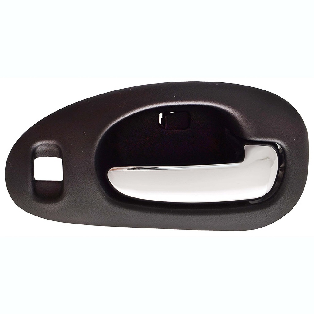 MANIJA INTERIOR CR 300M 99-04/CONCORDE 98-04  CON HOYO PARA SEGURO NEGRA/CROMO PLASTICO HUSHAN Derecho Delantera  