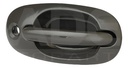 MANIJA EXTERIOR CR VOYAGER/TOWN & COUNTRY  DG CARAVAN 96-00  CON HOYO PARA LLAVE LISA PARA PINTAR NEGRA PLASTICO HUSHAN Derecho Delantera  