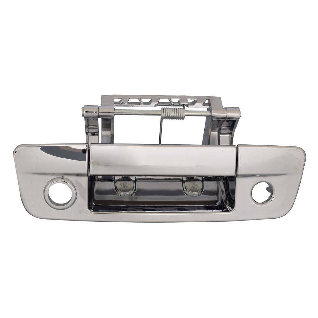 MANIJA DE TAPA DG RAM 1500/2500 13-17  CON HOYOS PARA LLAVE Y CAMARA CROMO PLASTICO HUSHAN    