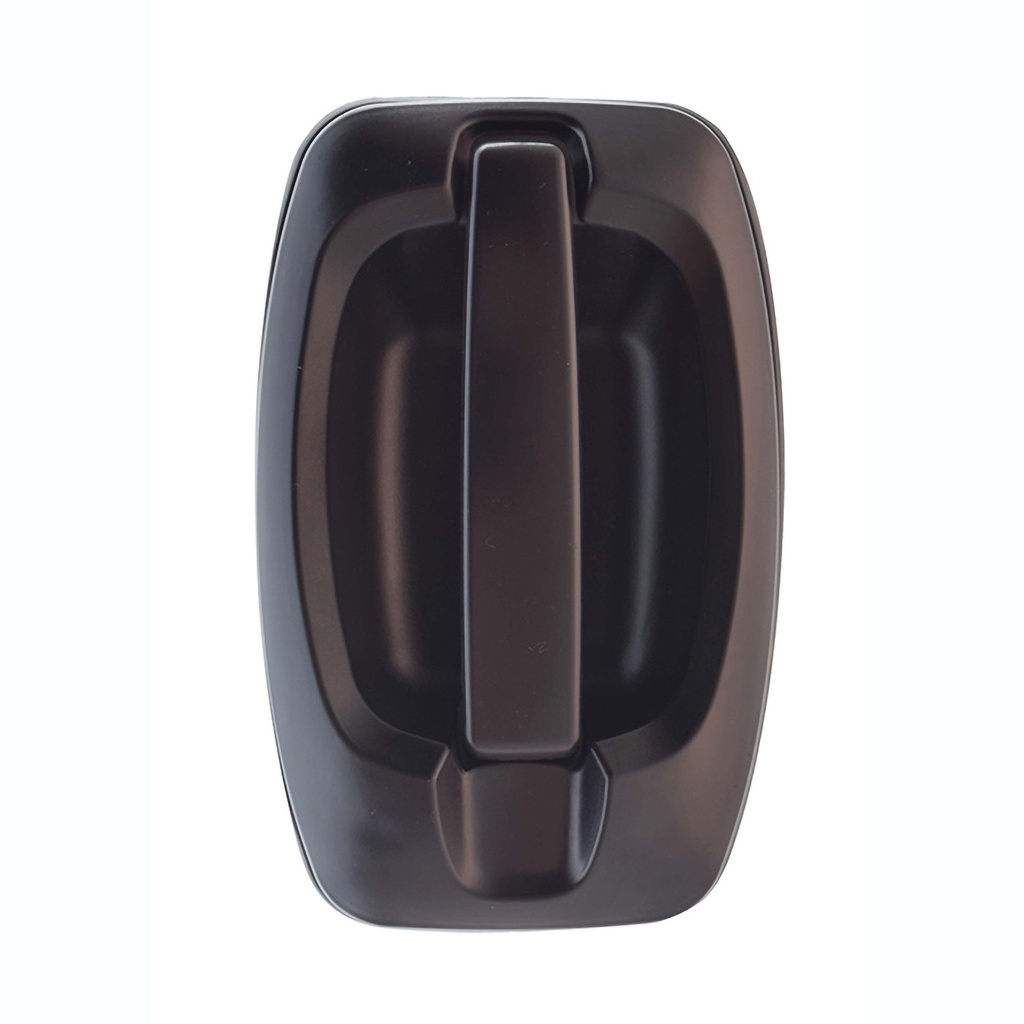 MANIJA EXTERIOR PG MANAGER 09-12  FT DUCATO 08-13  DG RAM PROMASTER CARGO VAN 14-20  SIN HOYO PARA LLAVE CORRUGADA NEGRA PLASTICO HUSHAN Derecho Delantera  